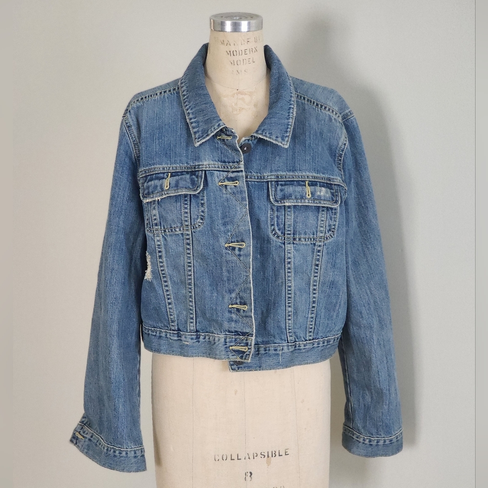Old Navy crop denim jacket